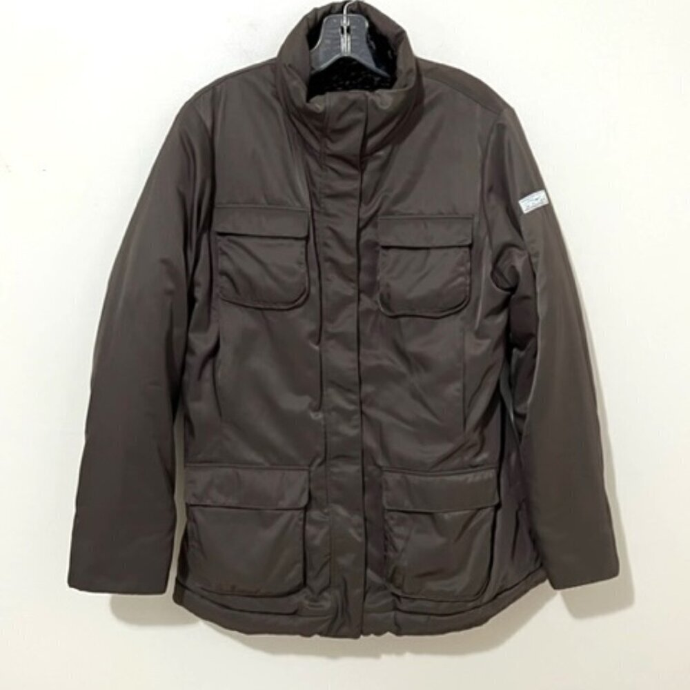 Animo Italy Equestrian Women's Brown Padded Jacket Coat Size IT-46 / 10-12 US - Picture 2 of 10